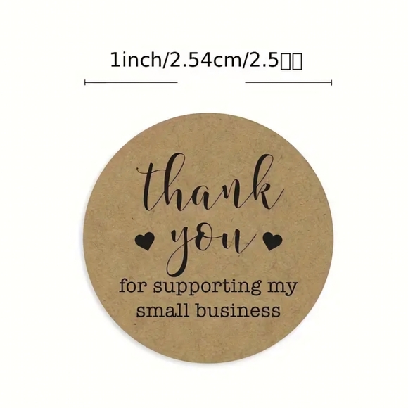 500 pack Thank you stickers - Picture 2 of 4